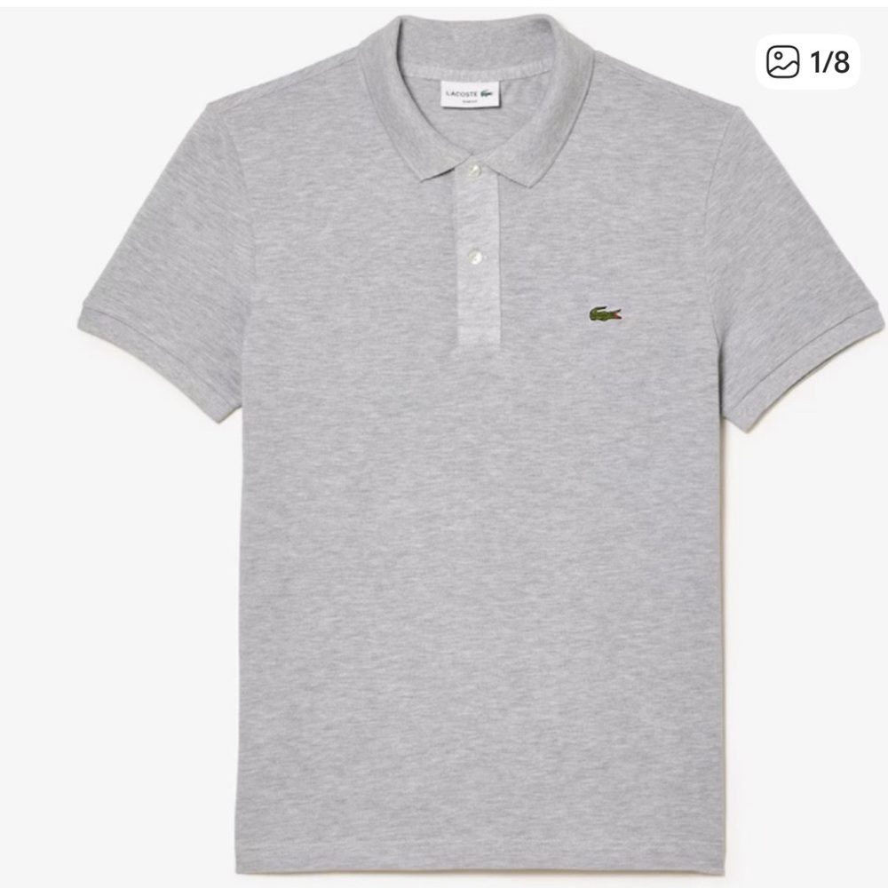 Men’s Lacoste Light Gray Polo Shirt